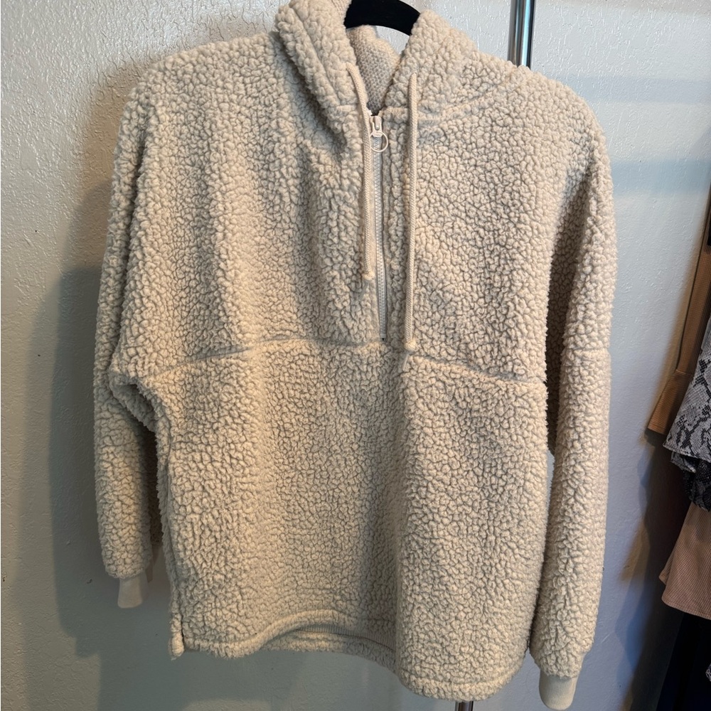Cozy Cream Sherpa Hoodie